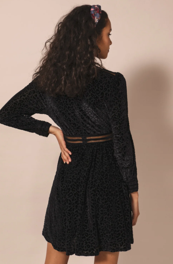 Paolina Mini Dress - Black - By Malina - Kjoler - VILLOID.no