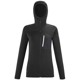 Trilogylightgrid Hoodie W - Black