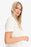 Spring Tee - White - Camilla Pihl - T-skjorter & Topper - VILLOID.no