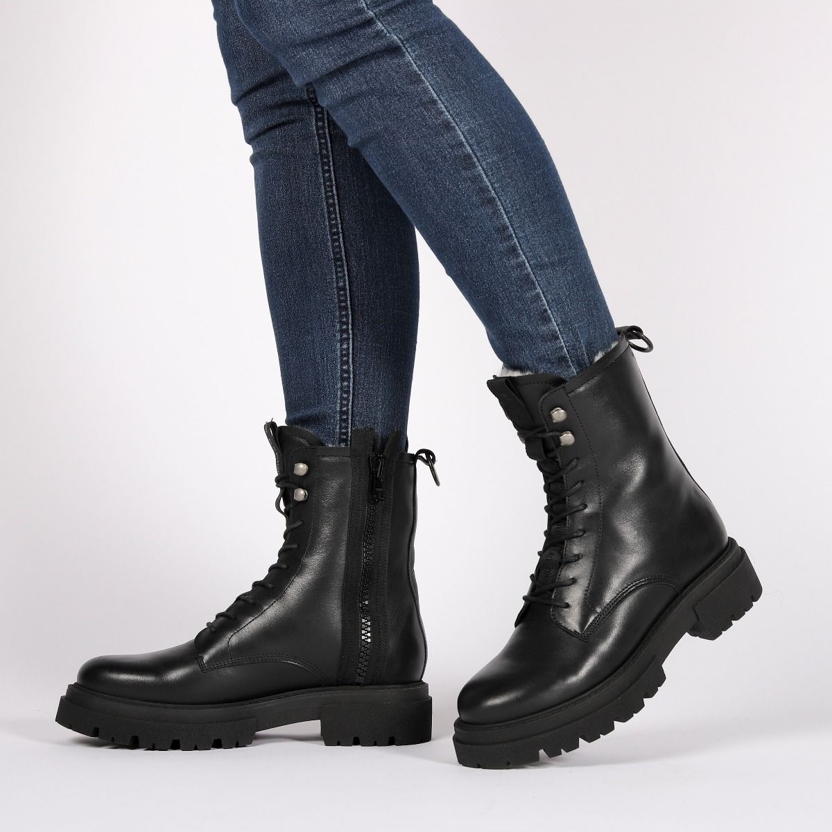 UL85 Leather Boot - Black