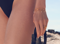 Lula White Bracelet - Gold - Maanesten - Tilbehør - VILLOID.no