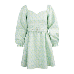 Willow Dress - AOP Jade Lime