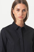 Larkin LS Classic Shirt - Black - Second Female - Bluser & Skjorter - VILLOID.no