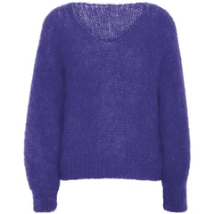 Milana Ls Mohair Knit - Violet