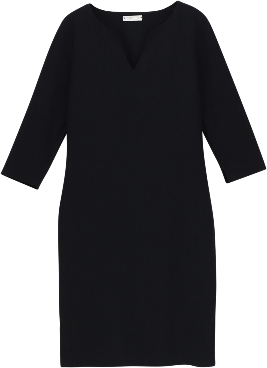 Travel Dress 3/4 Sleeve Glam - Black