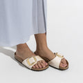 Madrid Big Buckle Narrow - Graceful Pearl White - Birkenstock - Sko - VILLOID.no