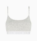 CK One Unlined Bralette - Grey Heather - Calvin Klein - Undertøy - VILLOID.no