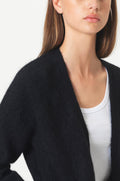 Brook Knit New Short Cardigan - Black - Second Female - Gensere - VILLOID.no