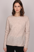 Femme Mohair O Pullover - Oatmeal - Moss Copenhagen - Gensere - VILLOID.no