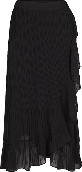 Mounce Long Wrap Skirt - Black - Second Female - Skjørt - VILLOID.no