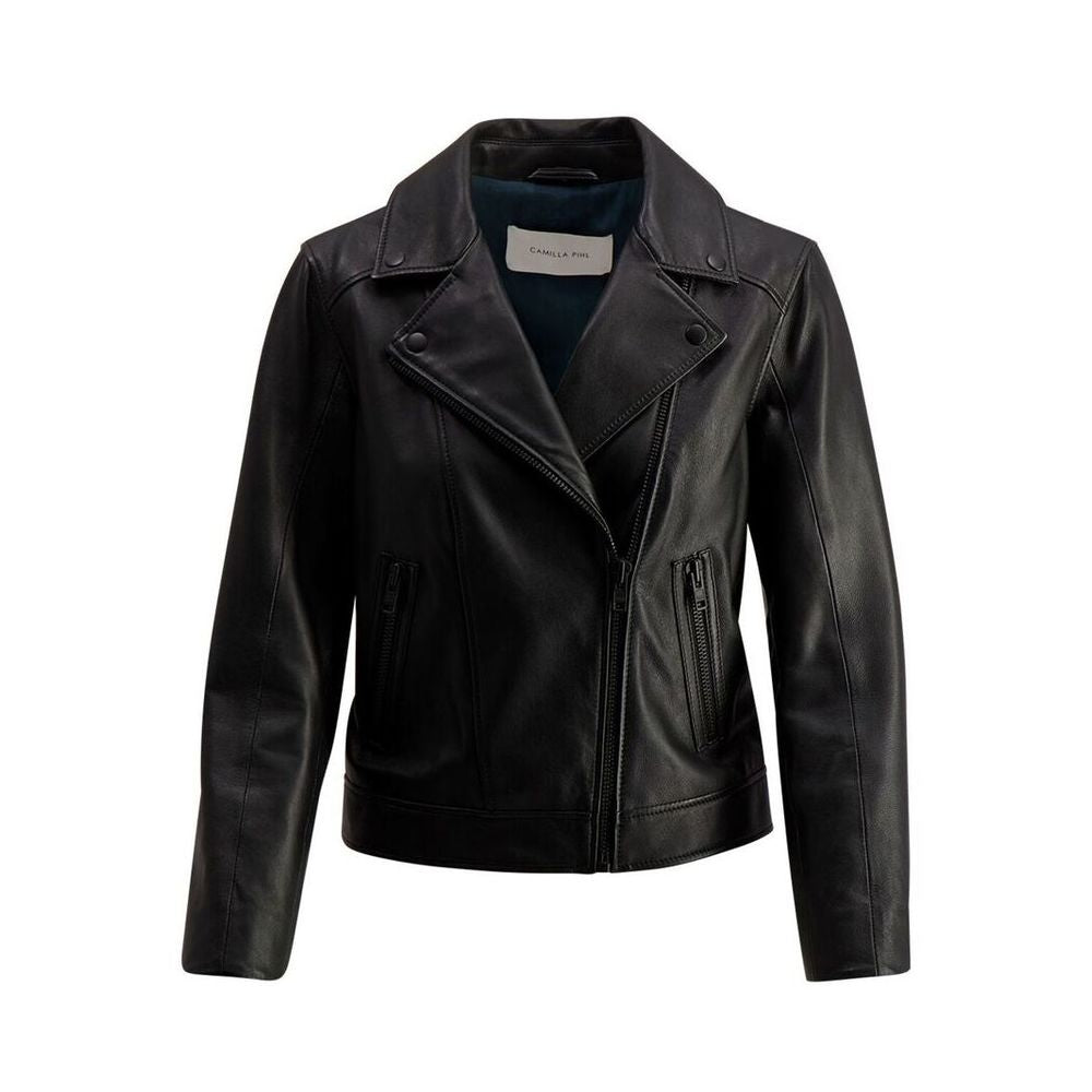 City Leather Jacket - Black - Camilla Pihl - Jakker - VILLOID.no