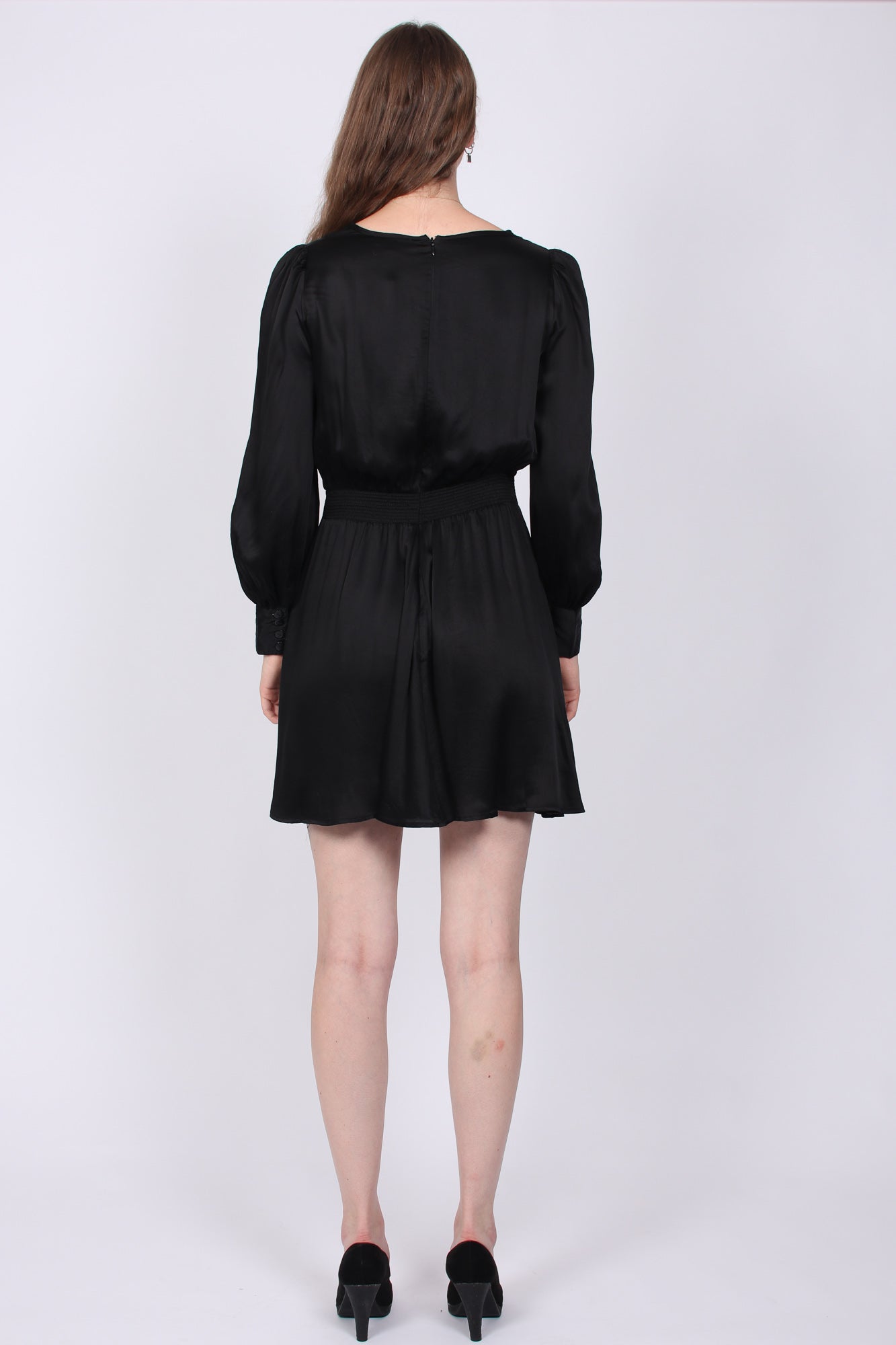 Satin Dress - Black - ByTimo - Kjoler - VILLOID.no