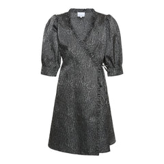 Kamila Frill Dress - Black